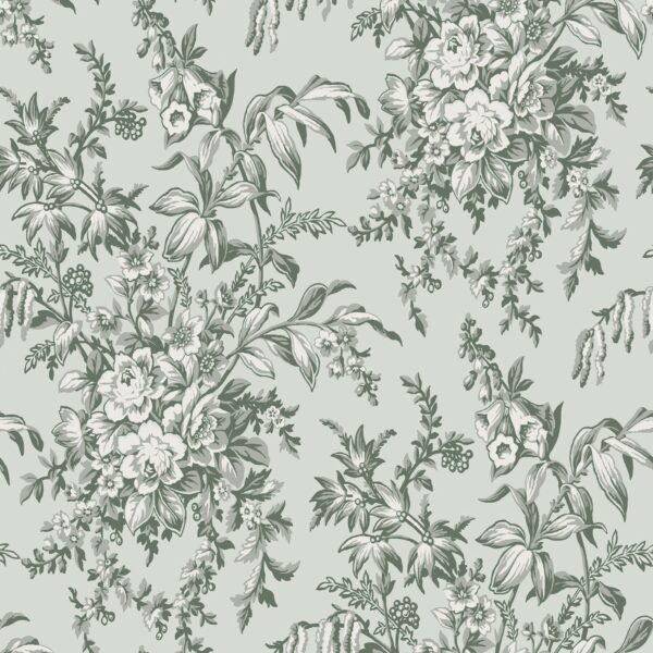 Laura Ashley Vliestapete Picardie Sage 10