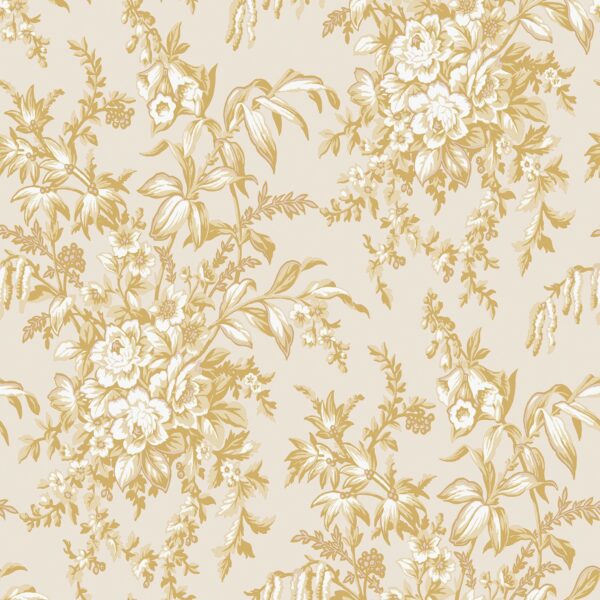 Laura Ashley Vliestapete Picardie Pale Gold 10