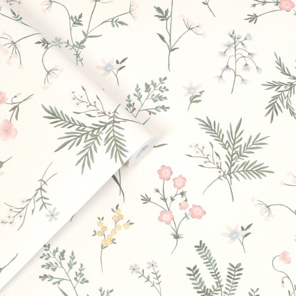 Laura Ashley Vliestapete Crosswell Coral Pink Rosa FSC®