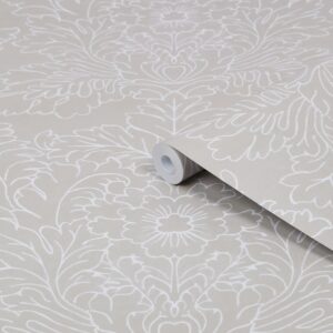 Laura Ashley Vliestapete Silchester Dove Grey Grau FSC®