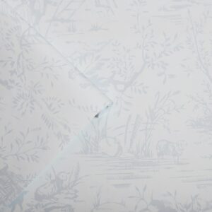 Laura Ashley Vliestapete Toile de Jouy Sugared Grey Grau FSC®