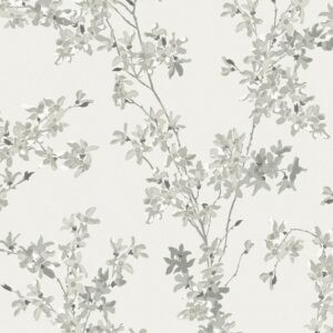 Laura Ashley Vliestapete Forsythia Steel 10