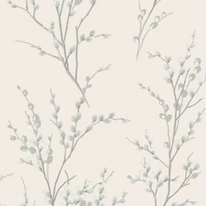 Laura Ashley Vliestapete Pussy Willow Steel 10