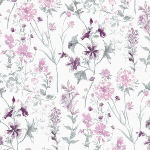 Laura Ashley Vliestapete Wild Meadow Pale Iris 10