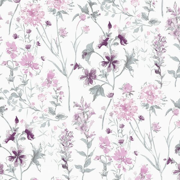 Laura Ashley Vliestapete Wild Meadow Pale Iris 10