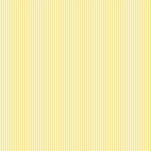 Joules Vliestapete Country Critters Ticking Stripe Lemon Gelb FSC®