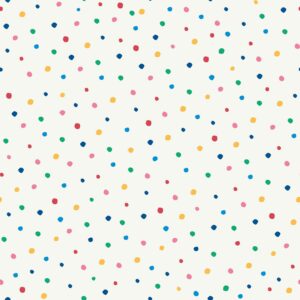 Joules Vliestapete Lynx Multi Spot White-Rainbow Mehrfarbig FSC®