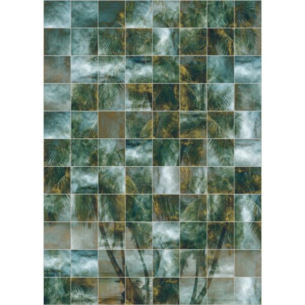 Komar Fototapete Vlies Palm Puzzle  200 x 280 cm