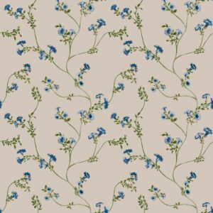 Joules Vliestapete Robey Cottage Floral 10 m x 52 cm Beige FSC®