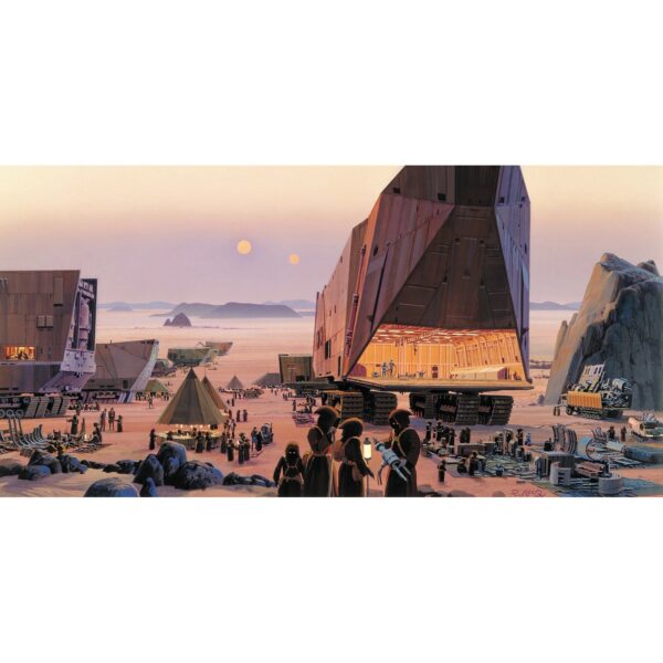 Komar Fototapete Vlies Star Wars Classic RMQ Java Market  500 x 250 cm