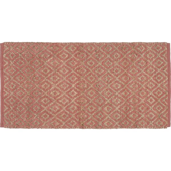 Jute-Baumwoll Teppich Ancient Secrets Terracotta 60 x 120 cm