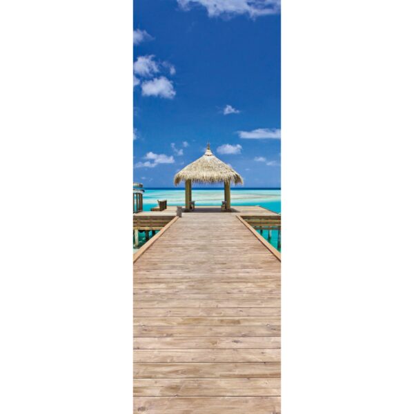 Komar Fototapete Vlies Beach Resort  100 x 280 cm