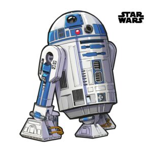 Komar Selbstklebende Fototapete Vlies Star Wars XXL R2D2  127 x 120 cm