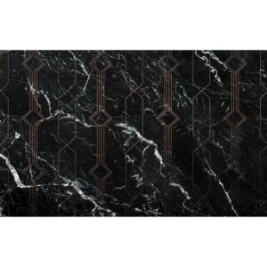 Komar Fototapete Vlies Marble Black  400 x 250 cm