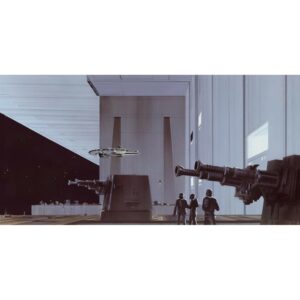 Komar Fototapete Vlies Star Wars Classic RMQ Death Star Hangar  500 x 250 cm