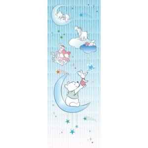 Komar Fototapete Vlies Winnie Pooh Piglet and Stars  100 x 280 cm