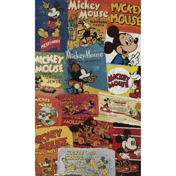 Komar Fototapete Vlies Mickey - Billboard  120 x 200 cm