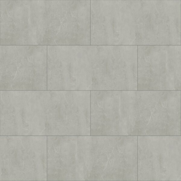 Decoflooring Klick-Vinylboden Fliese XL Metro hell grau