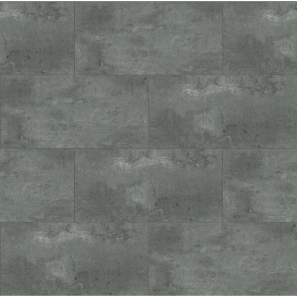 Decoflooring Klick-Vinylboden Fliese XL Grey Concrete dunkel grau