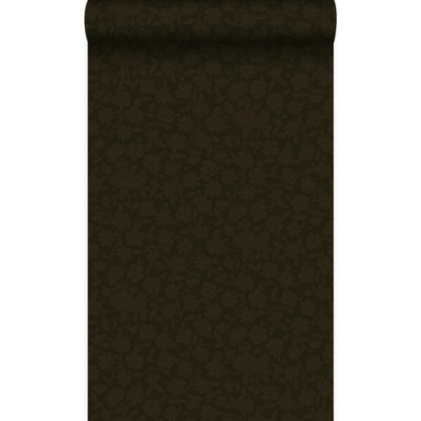 Origin Wallcoverings Tapete Blumen Schwarz 53 cm x 10