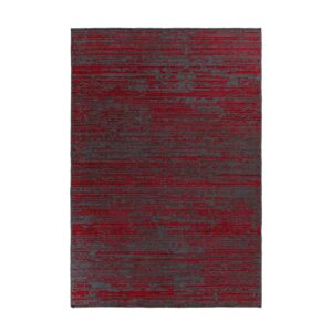 MeGusta Kurzflor Teppich Klassisch Modern Rot 80x150 cm Cristina