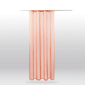 Bestlivings Dekoschal Noella mit Universalband Transparent 140 cm x 245 cm Orange