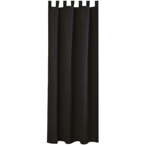 Bestlivings Dekoschal Ellen Schlaufen 140 cm x 145 cm Schwarz