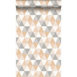 Origin Wallcoverings Tapete Grafische Dreiecke Beige 53 cm x 10