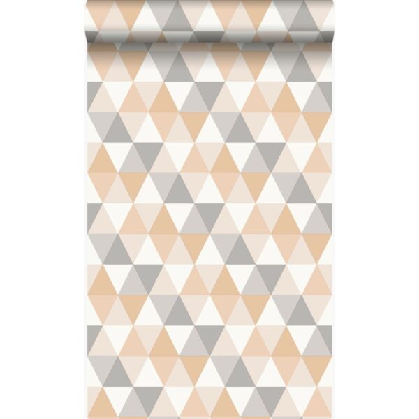 Origin Wallcoverings Tapete Grafische Dreiecke Beige 53 cm x 10