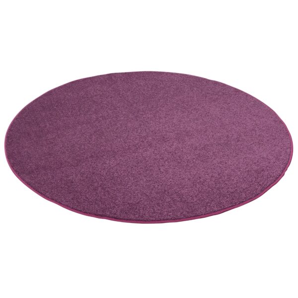 Snapstyle Hochflor Velours Teppich Luna Lila 133cm Rund