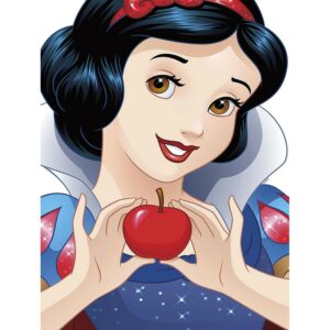 Disney Poster Schneewittchen Blau und Rot 30 x 40 cm 610137