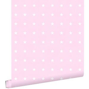 ESTAhome Tapete Sterne Rosa 53 cm x 10