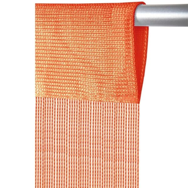 Arsvita Fadengardine mit Stangendurchzug Bistro 150 cm x 60 cm Orange