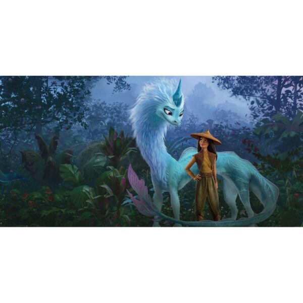 Disney Fototapete Raya Jungle Blau und Grün 500 x 250 cm 610715