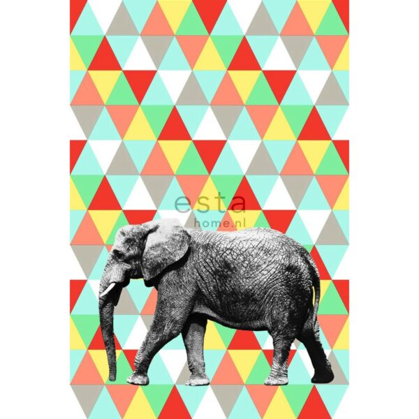 ESTAhome Fototapete Elefant Multicolor 200 x 279 cm 158707