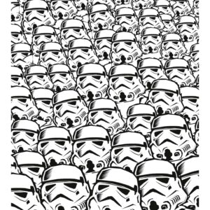 Disney Fototapete Star Wars Stormtrooper Schwarz-Weiß 250 x 280 cm 612094