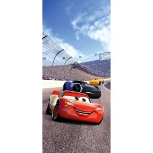 Disney Poster Cars Blau Braun und Rot 90 x 202 cm 600774