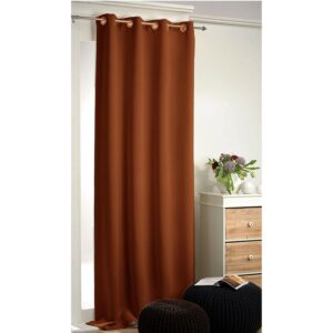 Bestlivings Verdunkelungsgardine mit Ösen Braun 270 cm x 245 cm