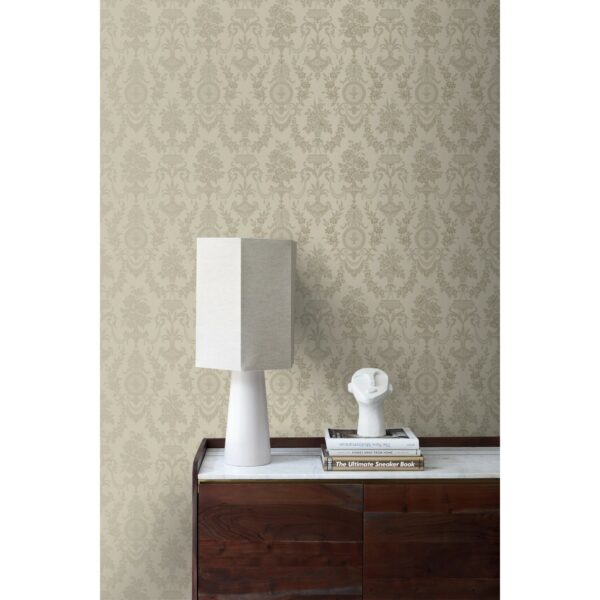 Origin Wallcoverings Tapete Ornamente Taupe 53 cm x 10