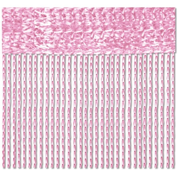 Bestlivings 2er Pack Fadenvorhang Fadengardine Gardine Vorhang 90 cm x 240 cm Rosa