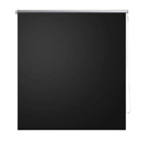 vidaXL Verdunkelungsrollo Rollo 120 x 230 cm Schwarz