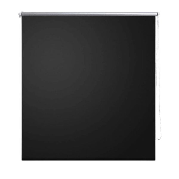 vidaXL Verdunkelungsrollo Rollo 120 x 230 cm Schwarz