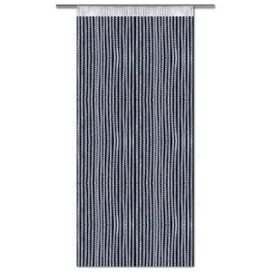 Bestlivings Metallic Fadenvorhang Trennvorhang Gardine 140 cm  x 250 cm Weiß Stangendurchzug