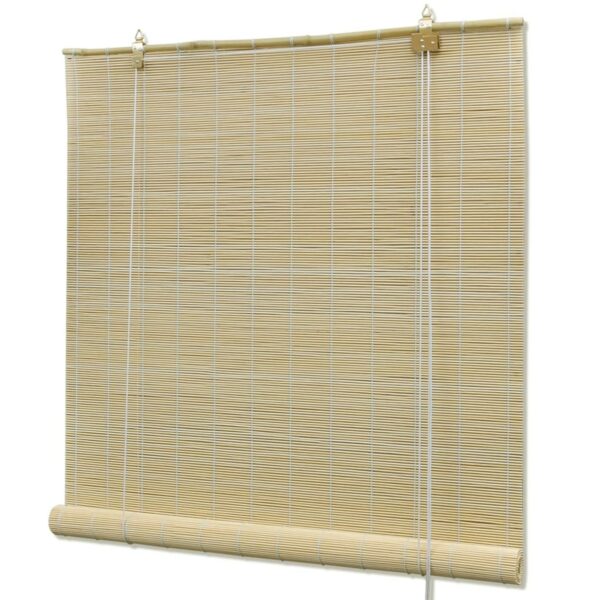 vidaXL Bambusrollo 150x160 cm Natur