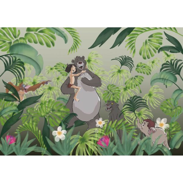 Disney Fototapete Welcome To The Jungle Grün und Grau 400 x 280 cm 610078