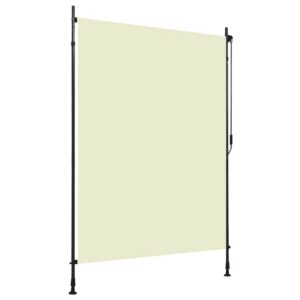 vidaXL Außenrollo 150 x 270 cm Creme