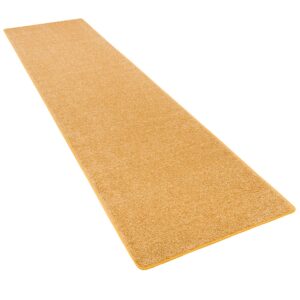 Snapstyle Hochflor Langflor Teppich Läufer Cottage Curry 80x320cm