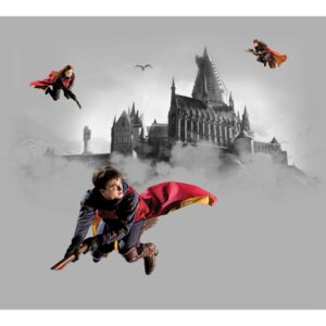 Sanders & Sanders Fototapete Harry Potter Hogwarts Grau und Rot 3 x 2