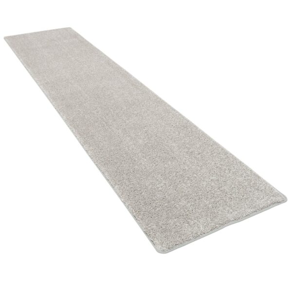 Snapstyle Hochflor Velours Teppich Läufer Mona Silbergrau 80x320cm