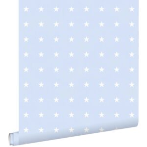 ESTAhome Tapete Sterne Hellblau 53 cm x 10